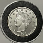 1913 Liberty Head V Nickel Proof Rare CoinCopy 2 Troy Oz .999 Fine Silver Round