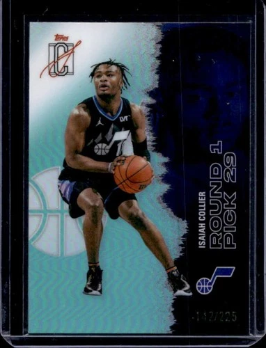 2025-26 Topps Signature Class Isaiah Collier Chrome Veteran Teal Refractor #/225