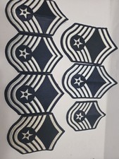 7 Vintage Air Force Patches E7 E8