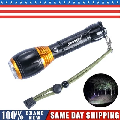 SKY WOLF EYE Portable 20000LM Bright Zoom Flashlight Outdoor Camping Lamp Torch Hiking Light