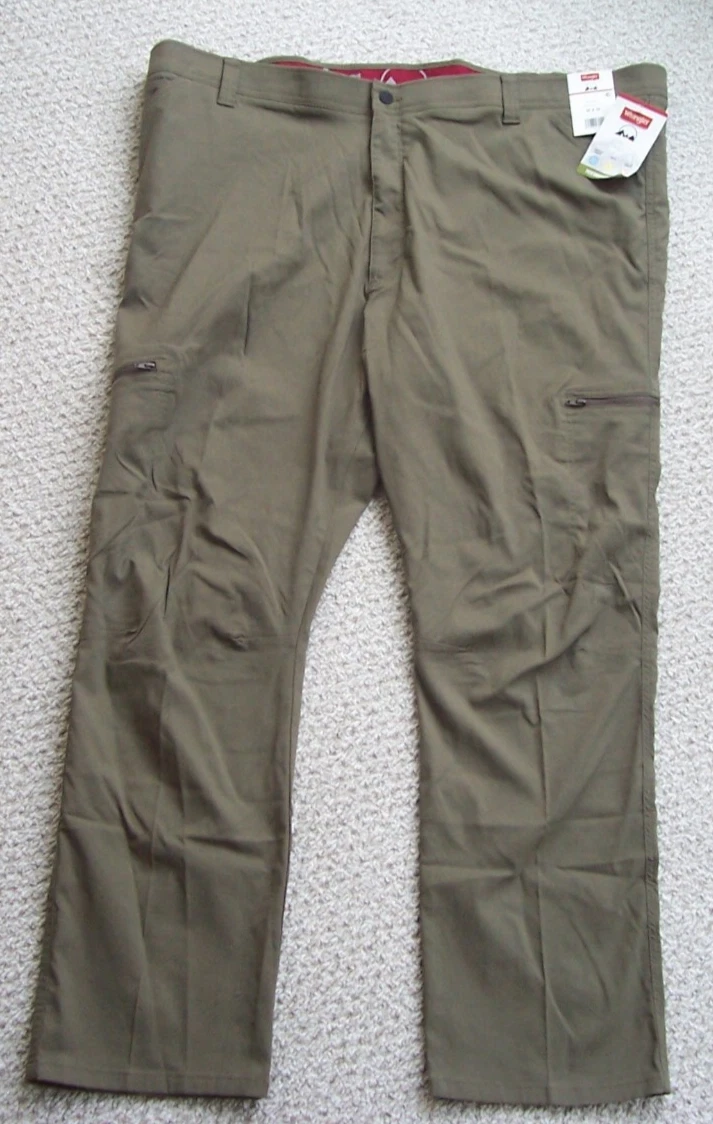 Wrangler Men's Performance Cargo Pants Flex For Comfort Flex Waistband 50x30 New