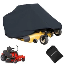 Large Zero Turn Lawn Mower Cover Waterproof Rainproof Protector for Push Mowers