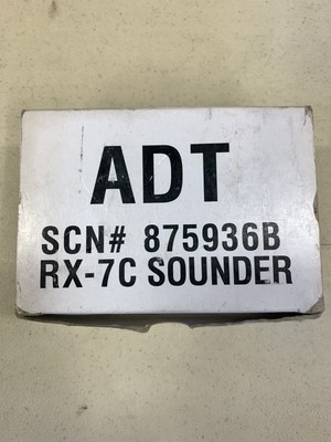 ADT HONEYWELL RX-7C Indoor Sounder Alarm Security System Siren 875936B Home Loud