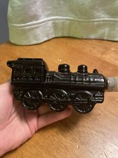Avon Vintage Glass Train cologne Bottle Still Has Some Cologne Inside