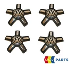 NEW GENUINE VW GOLF MK7 PASSAT B8 TOURAN MK2 56MM ALLOY WHEEL CENTER CAPS 4PCS