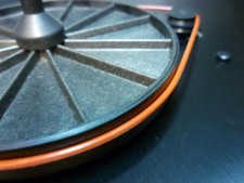 Cinghia trasmissione Rega Planar 1, 2, 3 NAD 533 Goldring GR1/2 giradischi rosso SILICONE🇬🇧