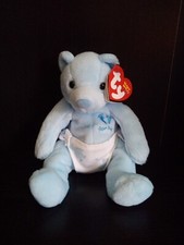 Ty Beanie Babies- IT'S A BOY the New Baby Bear (7 Inch) ~ Trl8#192