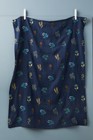 BNWT Anthropologie Stacia Embroidered Floral Indigo Blue Dish Tea Towel Cloth