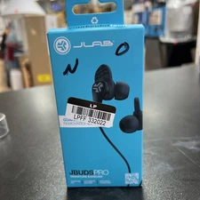 JLab JBuds Pro Signature Earbuds w/Mic, Custom Fit w/removable Cush Fins  NEW