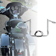For Harley Touring Prewired 14" Ape Hanger for Electra Glide FLHX FLHT 08-13
