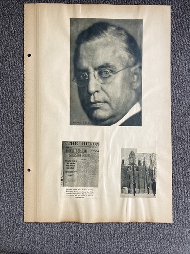 Vintage 1937 Sailboat Scrapbook Page Photos Swabbing the Deck, Man/Pipe/Sea Dogs - Picture 9 of 12