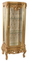 Barock Vitrine „Chateau Artisan“ – Glasvitrine Massivholz Rokoko Stil