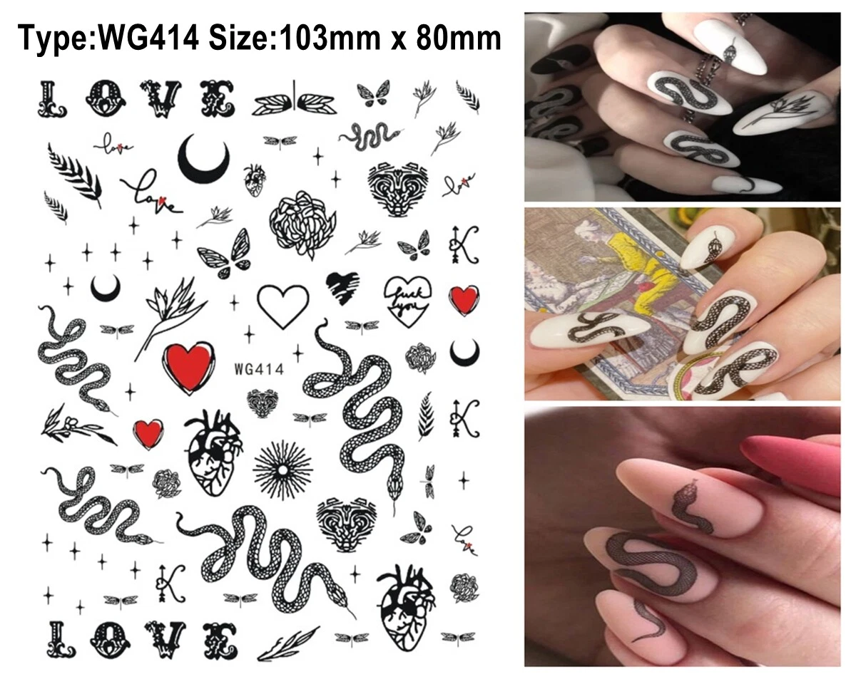 Nail 2024 stickers ebay