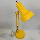 Luxor Vintage Lamp Yellow Metal Articulating Desk 22" Drafting Table Light