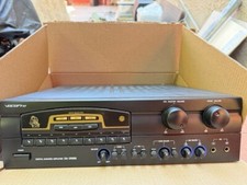 Used professional karaoke system Amplifier, 2 Speakers with Speaker Stands