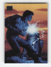 2024 Topps Chrome Star Wars Galaxy 50 Luke Skywalker and R2-D2