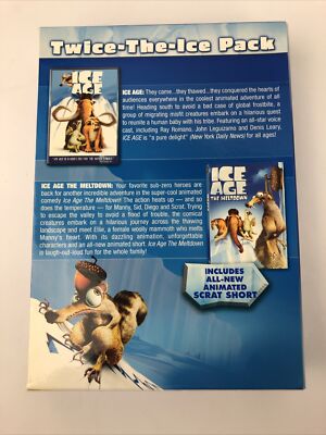 Ice Age - 2-Pack (DVD, 2006, 2-Disc Set, Full Frame) - Free