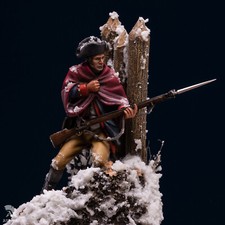 Continental Army War of Independence 54mm Painted Tin Toy Soldier Pre-Sale Art