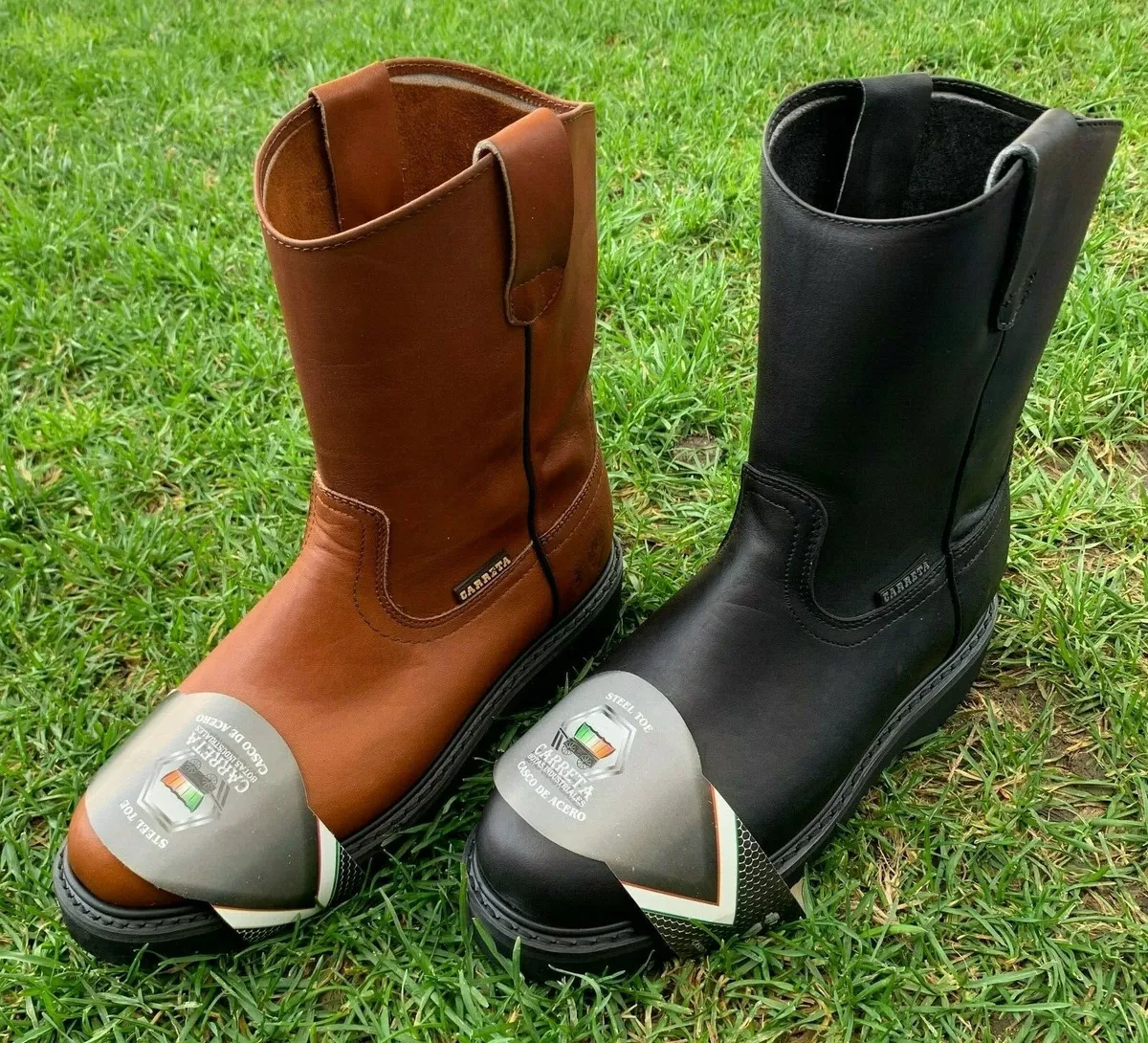 Bota Trabajo Casquillo Mens Work Construction Boots Steel Toe Pull