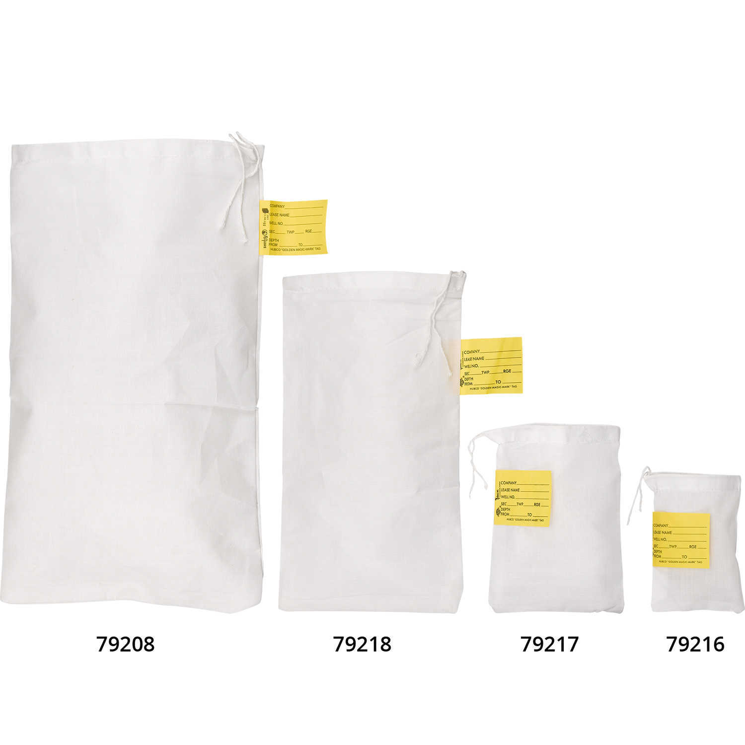 Hubco Protexo Cloth Soil Sample Bags 5” x 7” Box of 100 eBay