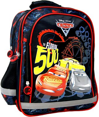 Disney - Cars 3 - The Florida 500 - Rucksack/Schulrucksack - 38 x 29 x 17 cm 
