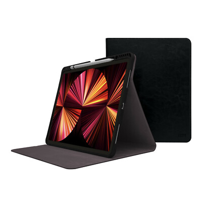 iPad Pro 12.9'' Case - 5th Gen - 2021 - Genuine Cowhide Leather - Pencil Holder