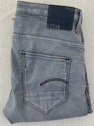 G-Star Raw GS01 Womens Size W28 L28 Arc 3D Tapered COJ Grey Pockets Regular Fit