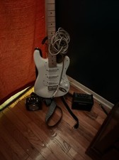 Squier Mini Jazzmaster HH Electric Guitar- Olympic White