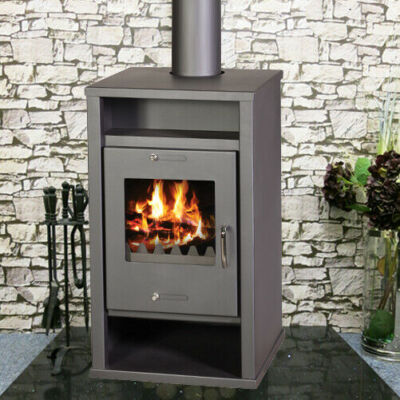 Wood Burning Stove Log Burner Fireplace 11kw Solid Fuel Lux for sale online  | eBay