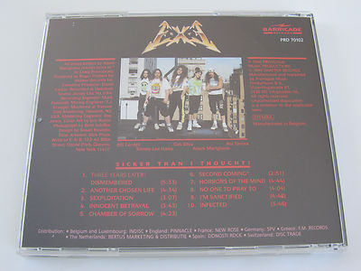 E-X-E Sicker Than I Thought! CD 1990 MEGA RARE OOP THRASH 1st