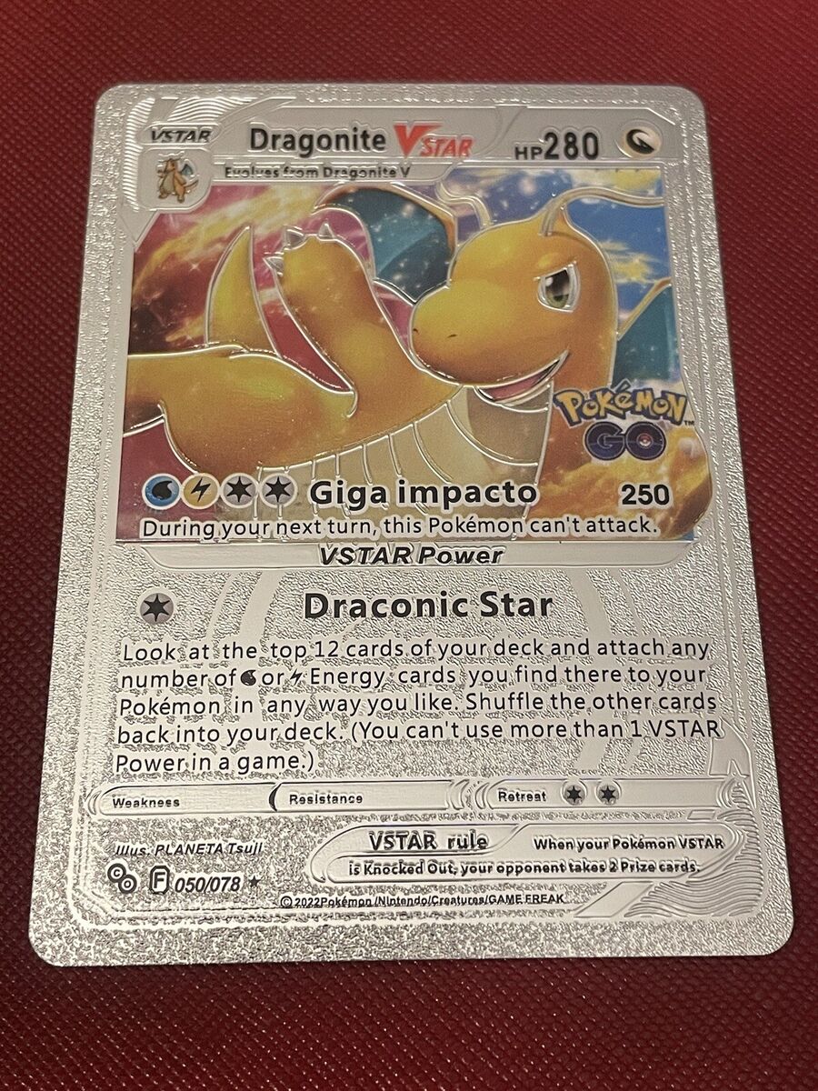 Dragonite VStar 50/78 Silver Foil Fan Art Card HP 280 | eBay Dragonite VStar 50/78 Silver Foil Fan Art Card HP 280 | eBay