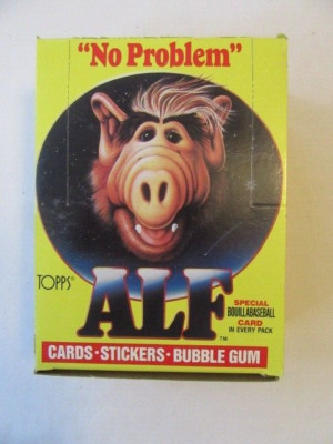 1987 TOPPS ALF SERIES 1 UNOPENED BOX And Packs Please Read Details