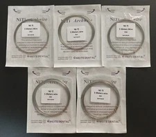 Dental Orthodontic Straight Wires Niti Super Elastic Arch Wire Round 5m/Roll