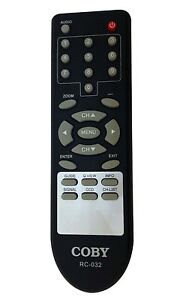 New COBY Converter box Remote RC-032 for DTV100 DTV101 DTV102 DTV103