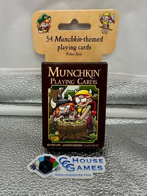 54 Munchkin-themed Playing Cards Poker Size Steve Jackson Games NEW *CCGHouse*