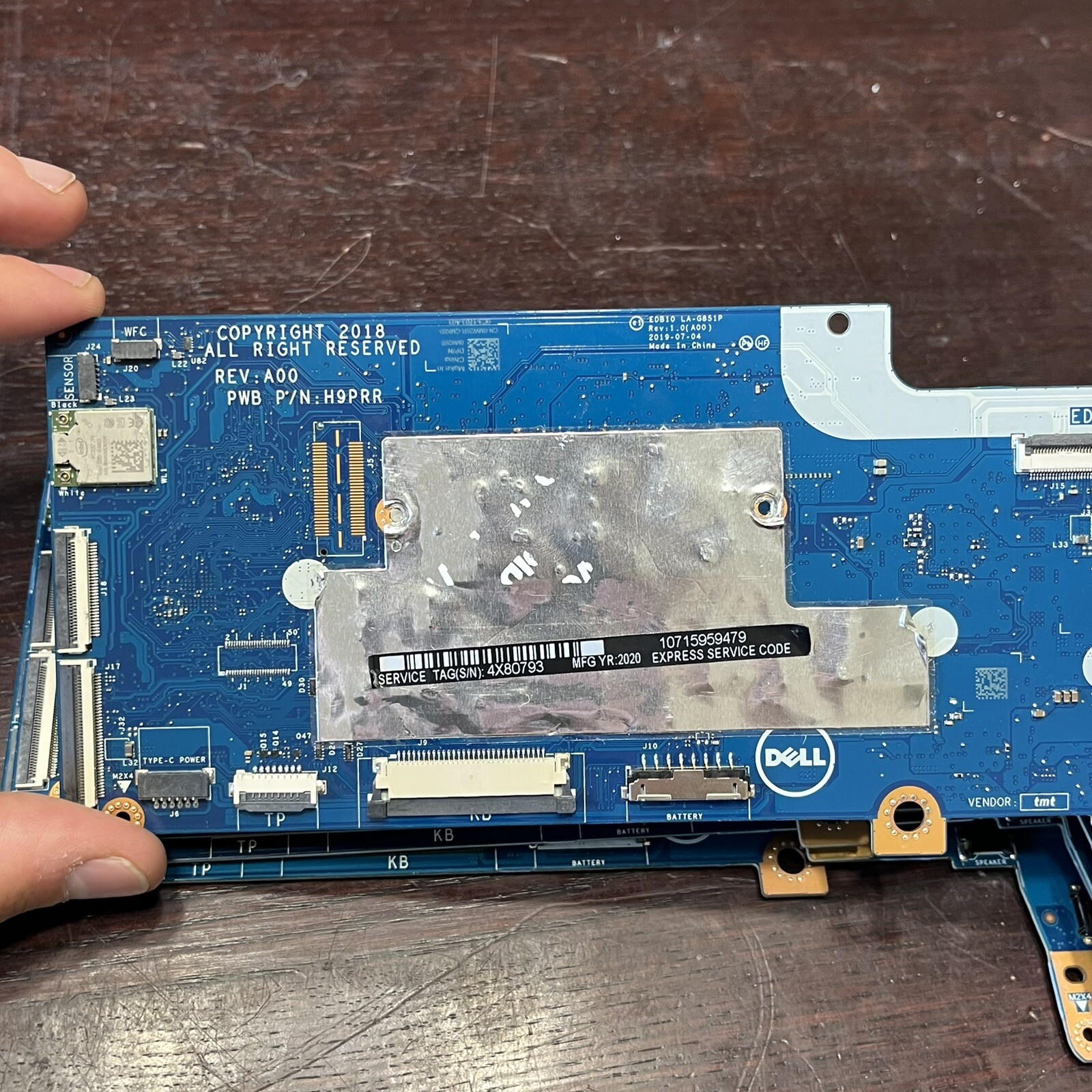 Lot Of 5 Untested Dell Chromebook 3100 Laptop Motherboard EDB10 LA ...