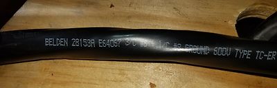 Belden 28153A 6/3C+8/G 600V Direct Burial UV Resist THHN TC-ER Tray Cable /10ft