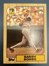 Barry Bonds Rookie 1987 Topps  #320 QUADRUPLE ERROR Baseball card! Nr Mint