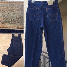 Vintage Levis High Waist Tapered Leg Jeans Made In USA Orange Tab 31 Inch Waist