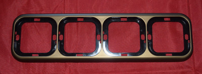 Busch-Jaeger Busch-Duro 2000 LX 2744-201/206 Rahmen 4-fach waagerecht bronze