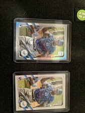 2021 TOPPS SERIES 1 KEIBERT RUIZ base+ RAINBOW FOIL ROOKIE CARD # 256 DODGERS