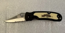 Rite Edge Wildlife Series Largemouth Bass Folder Knife 3 1/2” Closed 6” Open New
