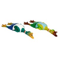 Beeztees Hundespielzeug Ente 45Cm Mit Squeaker, Latex, Bunt FüR Hunde