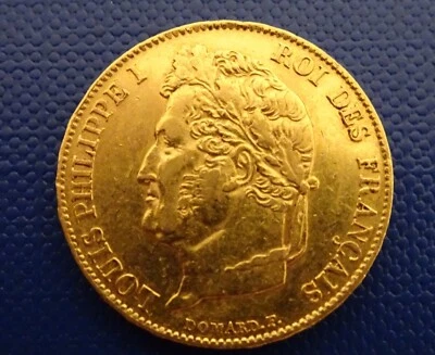 LOUIS-PHILIPPE 20 francs or 1841 A SUP - Photo 1/2