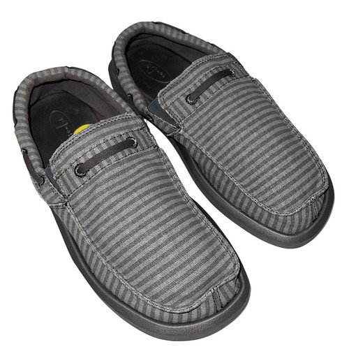 Sanuk Shoes Mens Sidewalk Surfer Canvas Washed Stripe Beach Loafers Skipjack - Picture 26 of 48