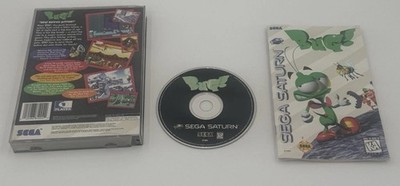 Bug Sega Saturn CIB Complete READ Damaged Manual Untested