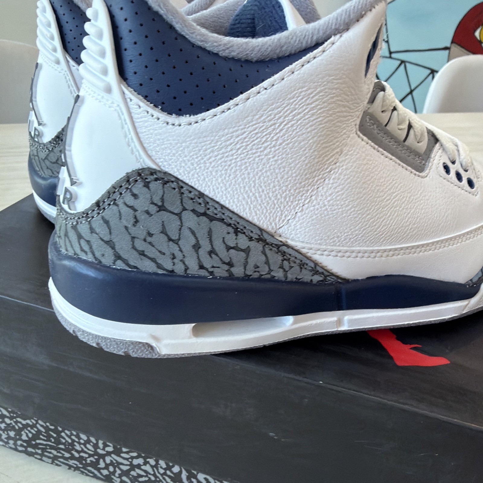 Jordan 3 Retro Midnight Navy GS - Size 5Y DM0967-140 thumbnail 11