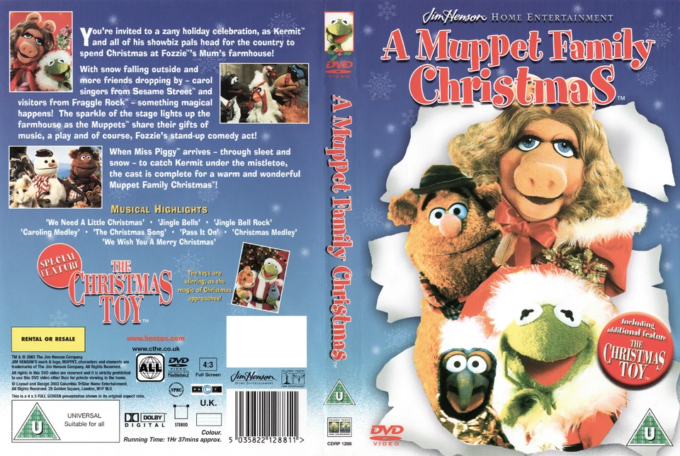 A Muppet Family Christmas Dvd Unedited FACTORY DISC Sealed New Foto 3 de 3