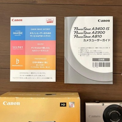 Canon PowerShot A3400IS Compact Digital Camera with Accessories