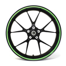 Felgenrand Stripes 7mm Lindgrün + Tool Folie Zierstreifen Motorrad Auto Felge